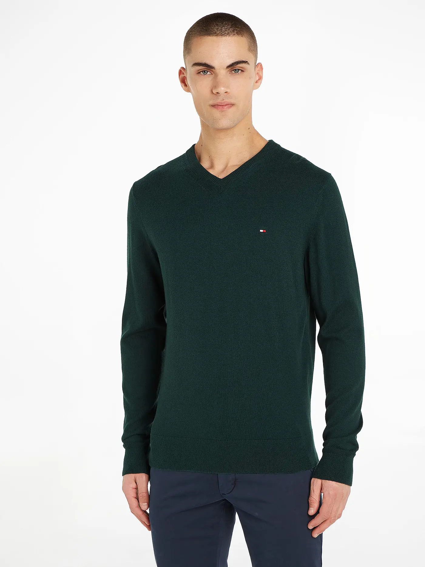 TOMMY HILFIGER | Pullover | grün